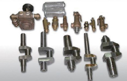 Crank Shaft, Filter, Safety Valve, Cooling Water Pump